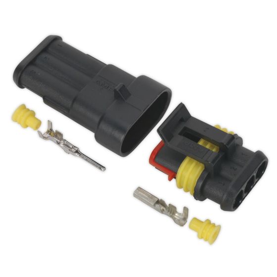 Superseal Male & Female Connector 3-Way Sealey Part No. SSC3MF