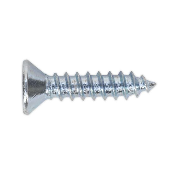 Self Tapping Screw 3.5 x 16mm Countersunk Pozi DIN 7982 Pack of 100 Sealey Part No. ST3516