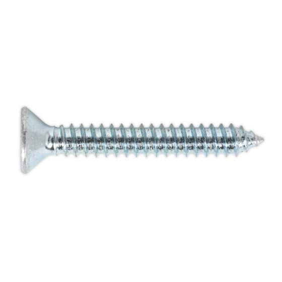 Self Tapping Screw 6.3 x 44mm Countersunk Pozi DIN 7982 Pack of 100 Sealey Part No. ST6344