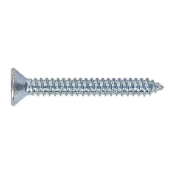 Self Tapping Screw 6.3 x 51mm Countersunk Pozi DIN 7982 Pack of 100 Sealey Part No. ST6351