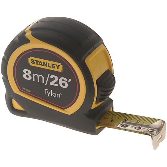 Pocket Tape 8m/26ft (Width 25mm) by Stanley - 1-30-656