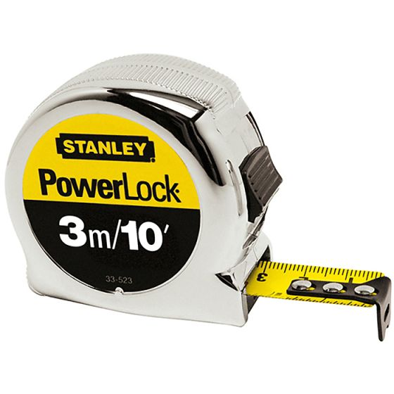 Powerlock Classic Tape 3m/10ft (Width 19mm) by Stanley - 0-33-523