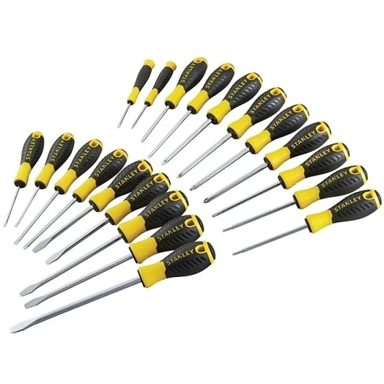 0-60-213 Essential Screwdriver Set of 20 by Stanley - STHT0-60213