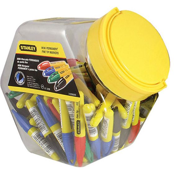 Mini Fine Tip Pen (Tub of 72) by Stanley - 1-47-329