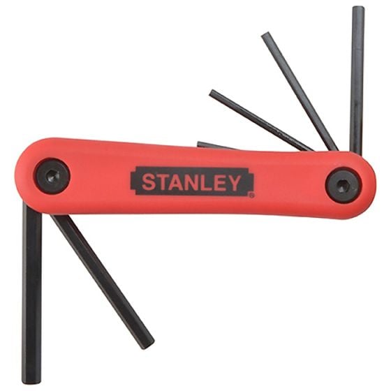 Hexagon Key Folding Set of 7 Metric (1.5-6mm) by Stanley - 4-69-261