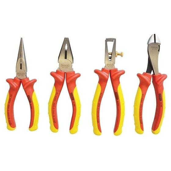 FatMax VDE Pliers Set 4 Piece by Stanley - 4-84-489