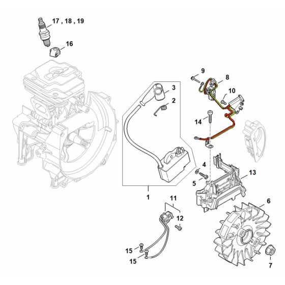 Ignition System for Stihl FS411C