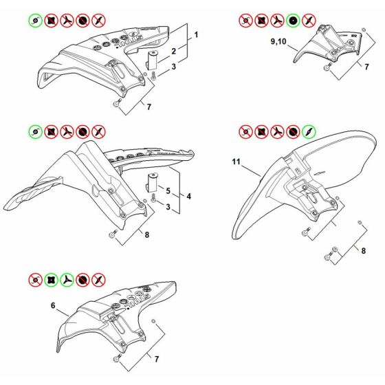 Deflector Assembly for Stihl FS491
