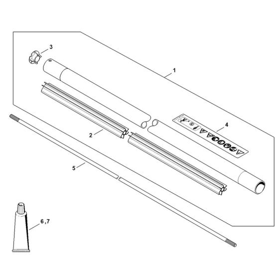 Drive Tube Assembly for Stihl FS561