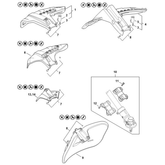 Deflector Assembly for Stihl FS561