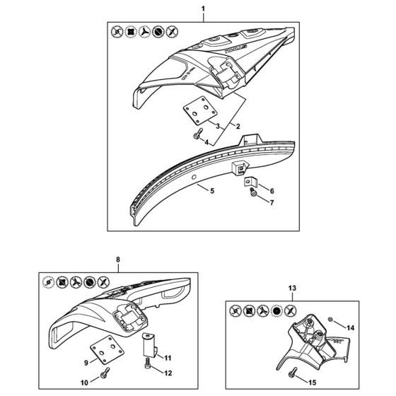 Deflector Assembly for Stihl FSA130