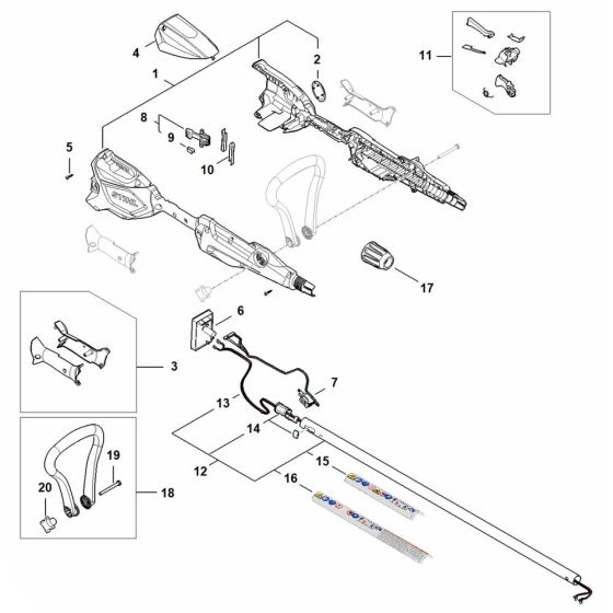 Handle Housing for Stihl FSA50