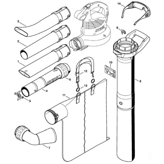 Nozzle, Vacuum Attachment
