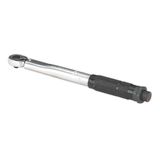 Torque Wrench Micrometer Style 1/4"Sq Drive 5-25Nm(44-221lb.in) Sealey Part No. STW101