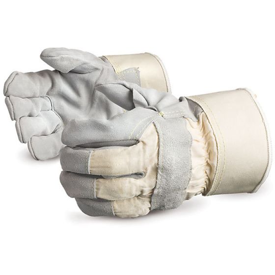 Endora Cut-Resistant Glove H/Duty Split Leather & Fibre Kevlar Lined SML