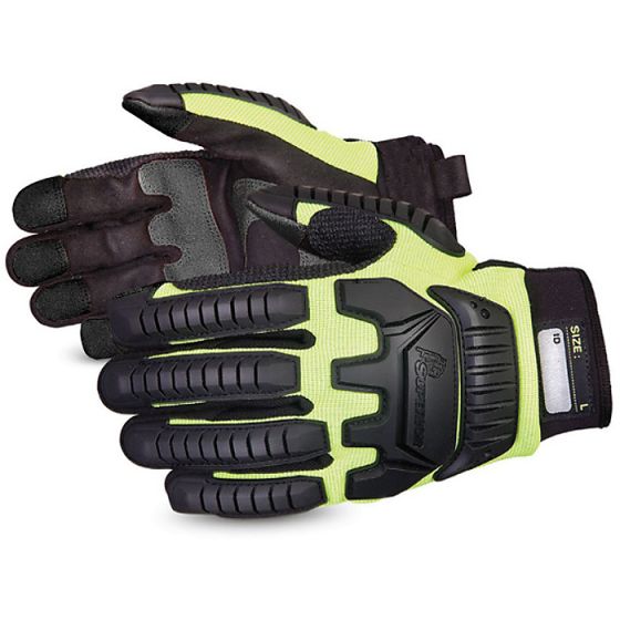 Clutch Gear Impact Protection Armortex Palm Mechanics Glove Yellow XXL