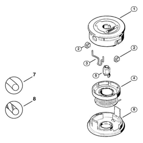 Stihl SuperCut 10-1 Mowing Head Assembly