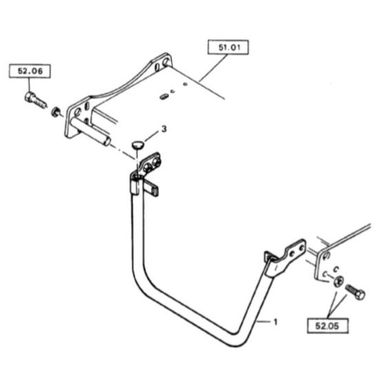 Support for Bomag BW 55E