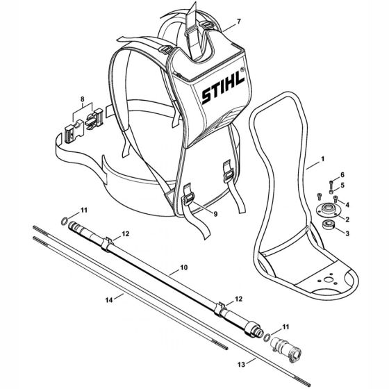 Support Frame & Shaft Assembly