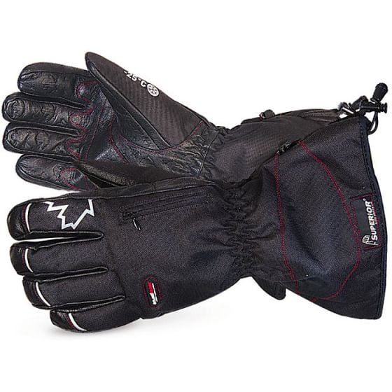 Snowforce EX Winter Glove Buffalo Leather Palm & PVC Coated Backs Black XXL