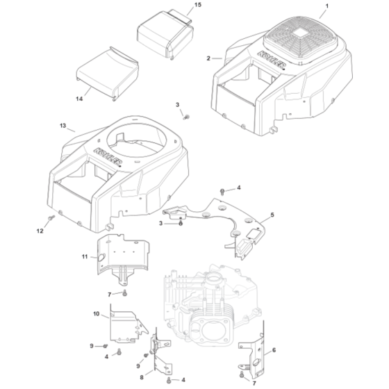 Blower Housing for Kohler SV720 Engines