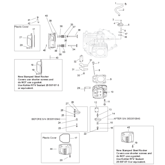 Lubrication for Kohler SV735 Engines