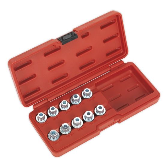 Locking Wheel Nut Key Set 10pc - BMW & Mini Sealey Part No. SX208