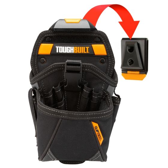 ToughBuilt Drill Holster - Specialist Clips on-off c/w 15 pockets & loops