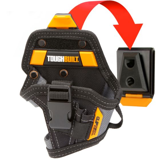 ToughBuilt Compact Drill Holster suitable to carry a Lithium Ion drill.