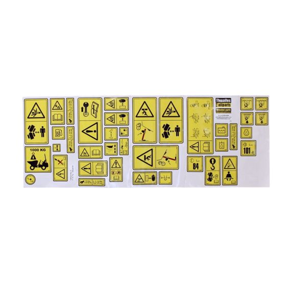 Decal Kit - 1t Hi-Tip Hydrostatic for Thwaites MAC201, MAC202 Dumpers - 106524