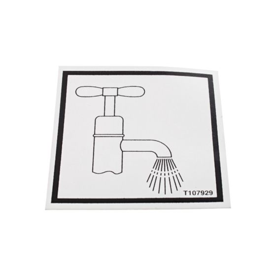 Decal Water for Terex Machines - OEM No. T107929