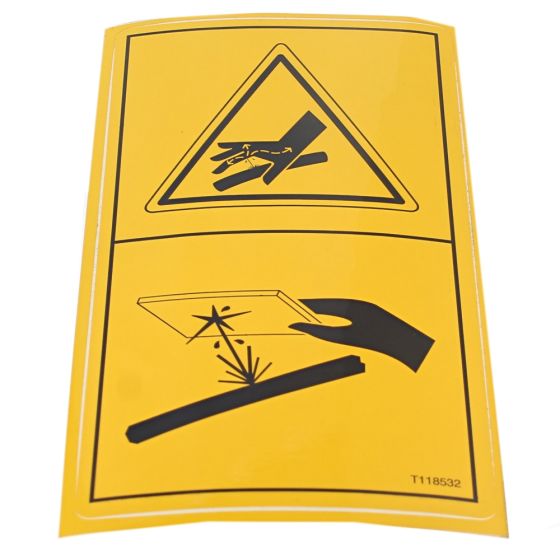 Burst Hose Decal for Terex TA6, TA9 Dumper - OEM No. T118532