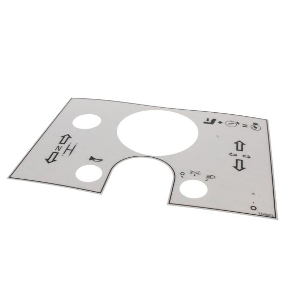 Dash Decal for Terex TA9, TA9S Dumper - OEM No. T145263
