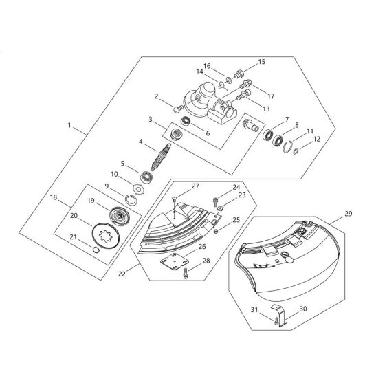 Gear Case & Shield for T251
