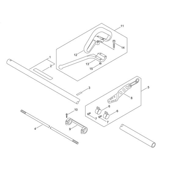 Main Pipe & Handle for T302TS