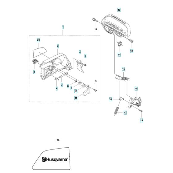 Chain Brake for Husqvarna T535i