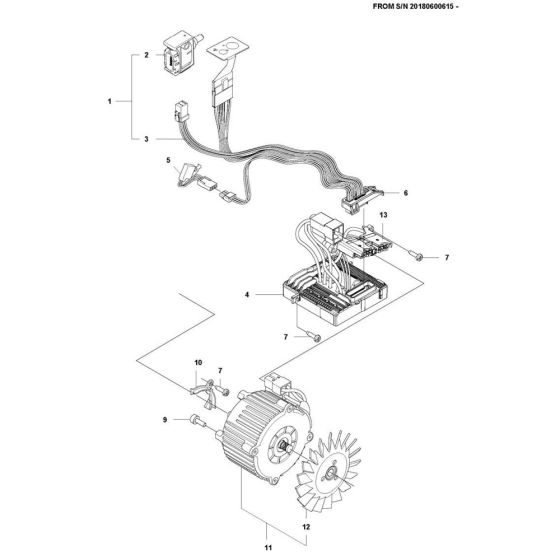 Electrical Assembly for Husqvarna