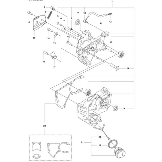 Crankcase Assembly for T540XP