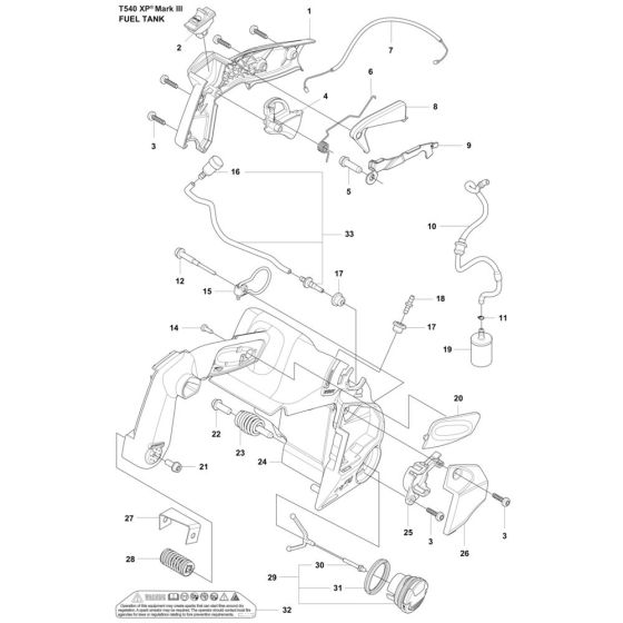 Fuel Tank Assembly for Husqvarna