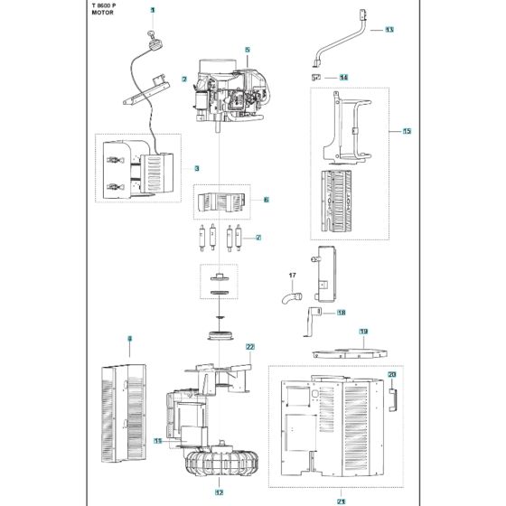 Motor Assembly for T8600