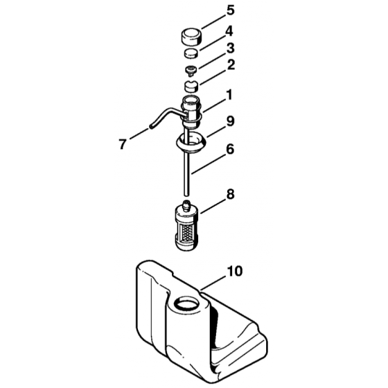 Tank Vent Assembly for Stihl TS460