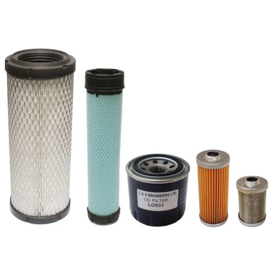 Filter Service Kit for Takeuchi TB135 Mini Digger/Excavator (3TNE88 Engine)