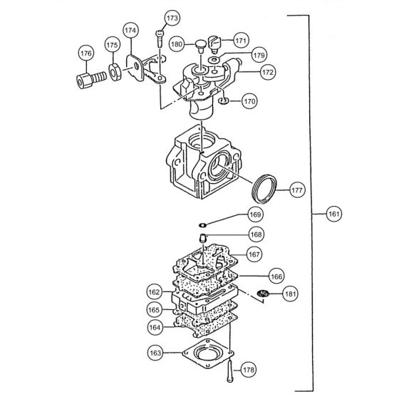 Carburettor for Tanaka Blower