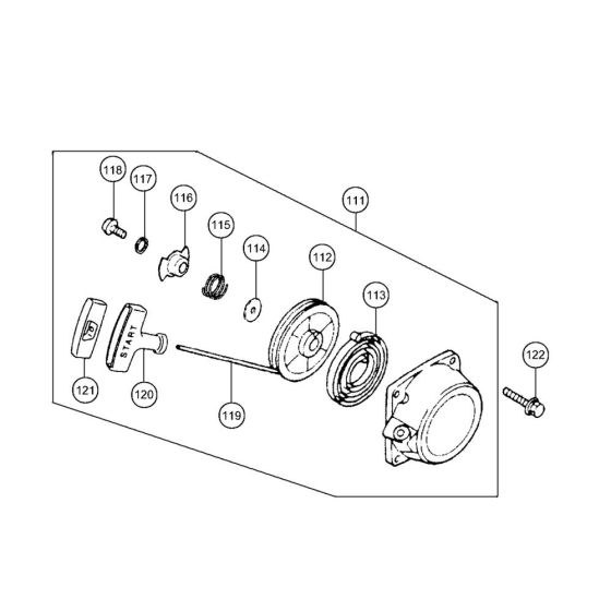 Recoil Starter for Tanaka