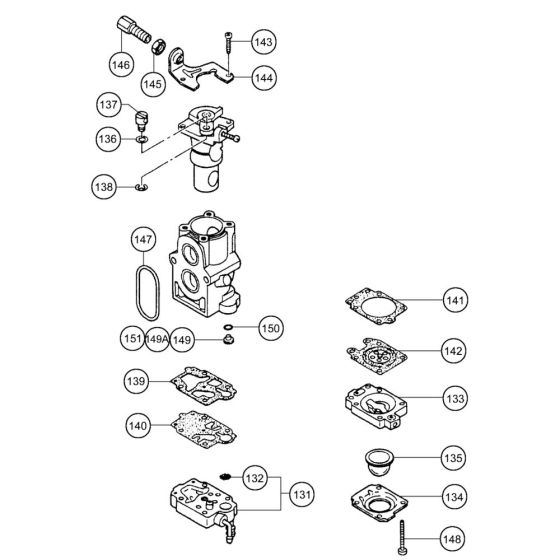 Carburettor for Tanaka Blower