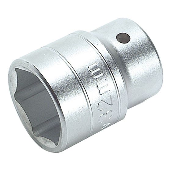 Hexagon Satin Socket Metric 3/4in Drive