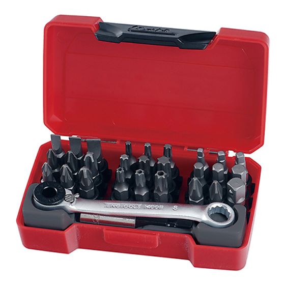 TM029 Socket Bit Set of 29 1/4in Drive by Teng - TM029