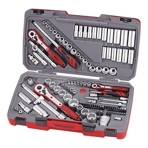 TM111 Tool Set of 111 Metric & AF 1/4, 3/8, 1/2in Drive by Teng - TM111