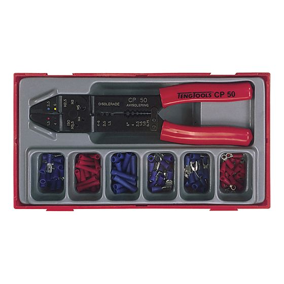 TTCP121 121 Piece Crimping Tool Set by Teng - TC44