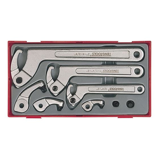 TTHP08 8 Piece Hook & Pin Wrench Set by Teng - TC33